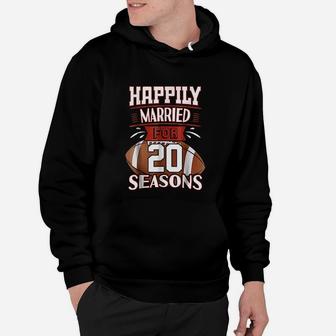 20 Years Marriage 20th Anniversary Gift Idea Hoodie - Seseable