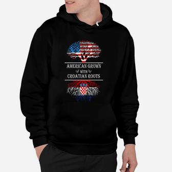 American Grown With Croatian Roots Hoodie