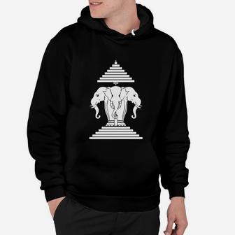 Laos Three Headed Elephant Hoodie