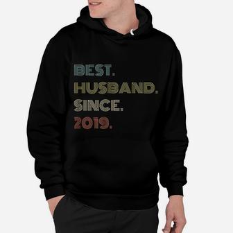 2nd Wedding Anniversary Gift Best Husband Since 2019 Hoodie - Seseable