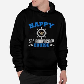 50th Anniversary For Cruise Lover Gift For Couple Hoodie - Seseable