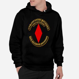 5th Infantry Division Red Diamond Division Hoodie - Seseable