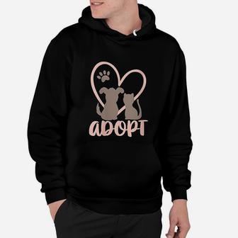 Adopt Rescue Pet Owner Rescue Mom Or Dad Hoodie - Seseable