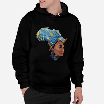 Africa Map Mama Mother Land Melanin Afrocentric Hoodie - Seseable