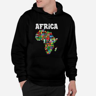 Africa Proud African Country Flags Continent Love Hoodie - Seseable