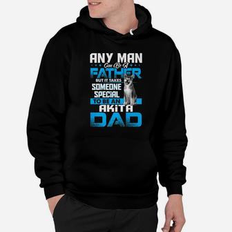 Akita Dad Dog Lovers Fathers Day Dog Lover Gif Hoodie - Seseable