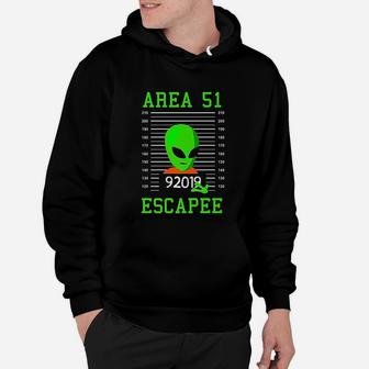 Alien Escapee Area 51 Cute Vintage Halloween Hoodie - Seseable