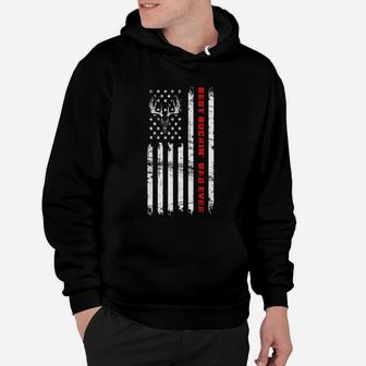 American Flag Best Buckin' Dad Ever T-shirt For Deer Hunters Hoodie - Seseable