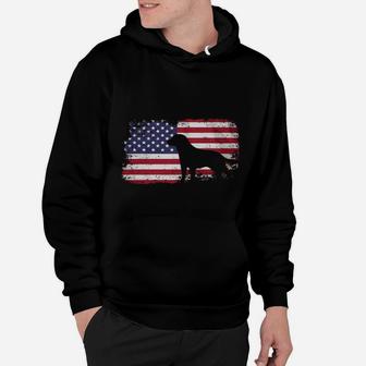 American Flag Labrador Shirt - Usa Flag Labrador Shirt Hoodie - Seseable