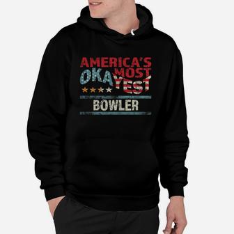 Americas Most Okayest Bowler Worlds Funniest Saying Shirt Hoodie - Seseable