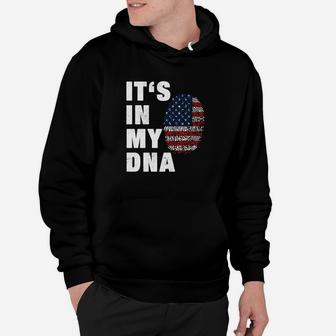 Amerikanische Flagge DNA Muster Hoodie für Patrioten - Seseable