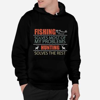 Angler Fish Fishing And Hunting Family Camping Hoodie - Seseable