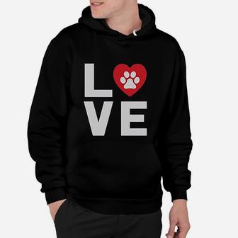 Animal Lover Dog Paw Love Dogs My Best Friend Hoodie - Seseable