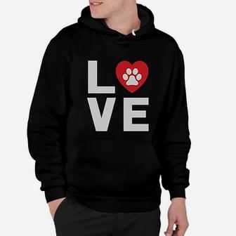 Animal Lover Dog Paw Print Love Dogs My Best Friend Hoodie - Seseable