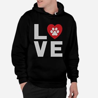 Animal Lover Dog Paws Print Love Dogs My Best Friend Hoodie - Seseable