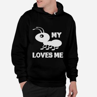 Ant My Aunt Loves Me Family Gifts For Nephew And Niece Hoodie - Seseable
