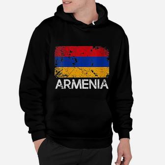 Armenian Flag Vintage Made In Armenia Gift Hoodie - Seseable