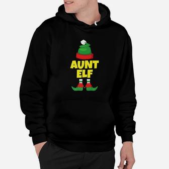 Aunt Elf Matching Family Pajamas Christmas Elves Xmas Hoodie | Seseable CA