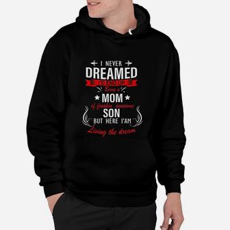 Awesome Son Mothers Day Hoodie - Seseable