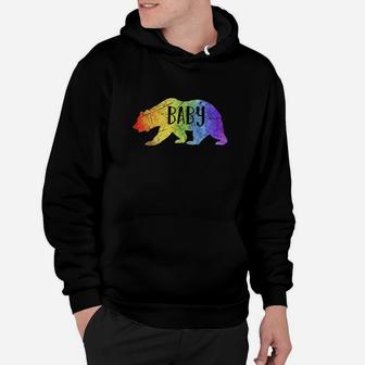 Baby Bear Rainbow Lgbt T-shirt - Lesbian Gay Pride Gift Hoodie - Seseable
