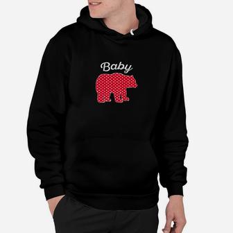Baby Bear Red Matching Family Pajama Gift Hoodie - Seseable