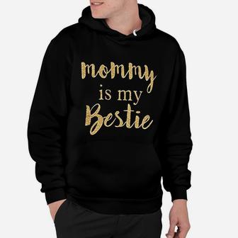 Baby Girls Clothes Floral Mommy Is My Bestie Hoodie - Seseable