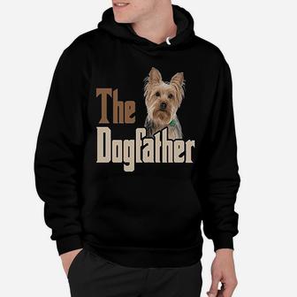 Bageyou The Dogfather Yorkie Apron Dog Dad Kitchen Baking Chef Apron Hoodie - Seseable
