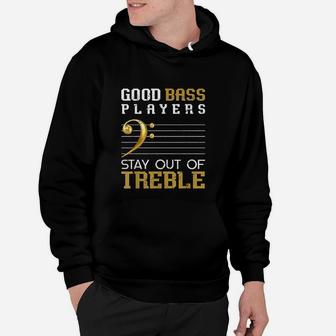 Bass Clef Funny Bass Player Gift Bass Guitar Hoodie - Seseable