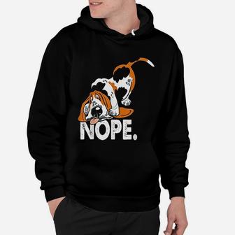 Basset Hound Gifts For Dog Lovers Funny Lazy Basset Hound Hoodie - Seseable
