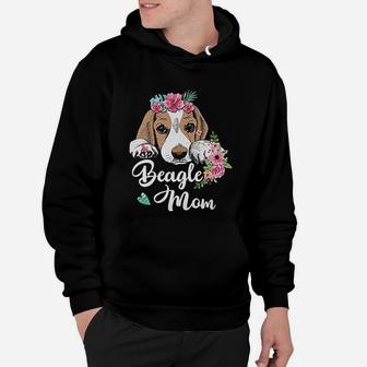 Beagle Mom Funny Dog Mom Gift Hoodie - Seseable