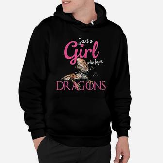 Bearded Dragon Just A Girl Who Loves Bearded Dragon Hoodie - Seseable