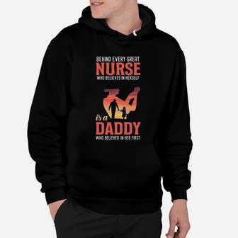Behind Every Great Nurse Hoodie - Seseable