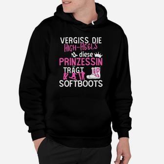 Berge Snowboard Prinzessin Softboots S Hoodie - Seseable