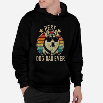 Best Dog Dad Ever Siberian Husky Fathers Day Hoodie - Seseable