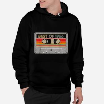 Best Of 1966 55th Birthday Gifts Cassette Tape Vintage Hoodie - Seseable