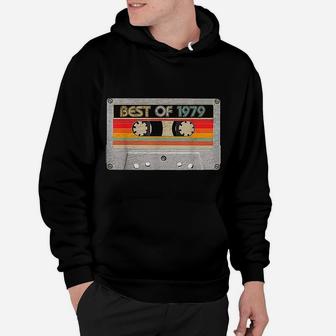 Best Of 1979 42nd Birthday Gifts Cassette Tape Vintage Hoodie - Seseable