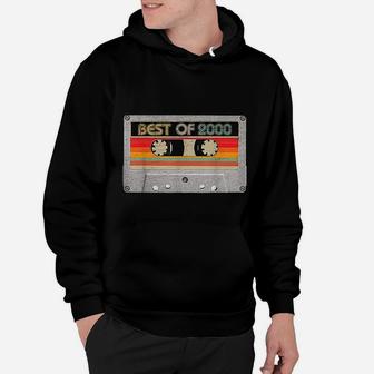 Best Of 2000 21st Birthday Gifts Cassette Tape Vintage Hoodie - Seseable