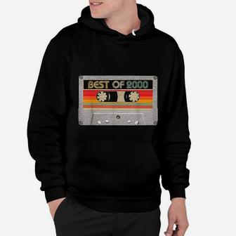 Best Of 2000 21st Birthday Gifts Cassette Tape Vintage Hoodie - Seseable