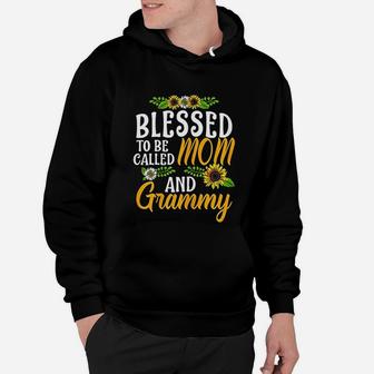 Blessed To Be Called Mom And Grammy Thanksgiving Hoodie - Seseable
