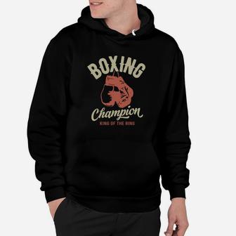 Boxing - King Of The Ring T-shirt Hoodie - Seseable