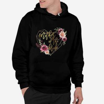 Bridal Team Matching Floral Gift For Mother Of The Bride Hoodie - Seseable
