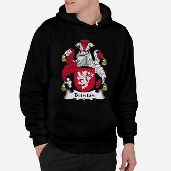 Brinton Family Crest Coat Of Arms British Family Crests Hoodie - Seseable
