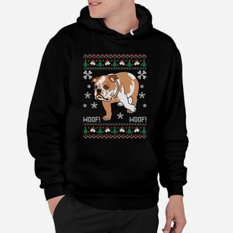 Bulldog Ugly Christmas Sweater T-shirt Hoodie - Seseable