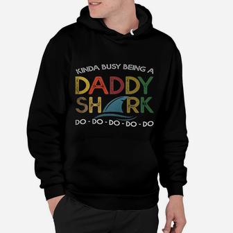 Busy Being A Daddy Shark, best christmas gifts for dad Hoodie - Seseable
