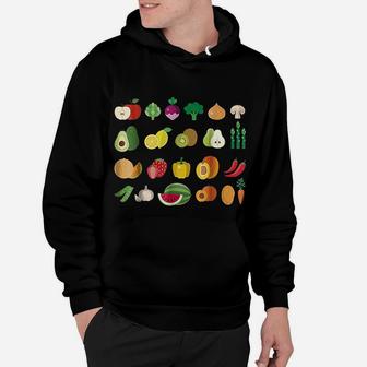 California Agriculture Produce Fruits Vegetables Hoodie - Seseable