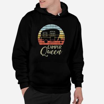 Camper Queen Classy Sassy Smart Assy Matching Couple Camping Hoodie - Seseable