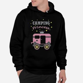 Camping Princess Gift For Girl Camper Camping Toddler Jersey Hoodie - Seseable