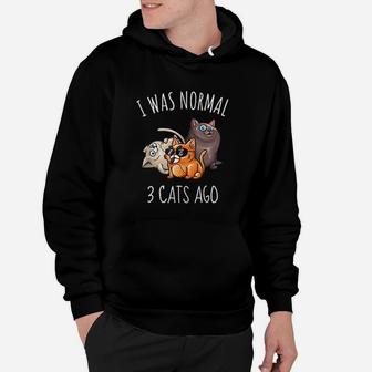 Cat Top Women Funny Cat Mom Dad Crazy Cat Lady Gift Hoodie - Seseable