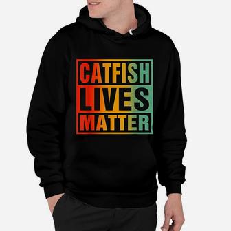 Catfish Lives Matter Vintage American Papa Hoodie | Seseable CA
