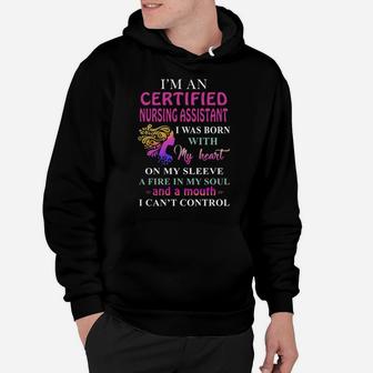 Certified Nursing Assistant Cant Control Hoodie - Seseable